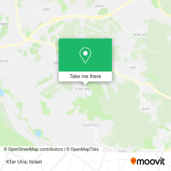 Карта Kfar Uria