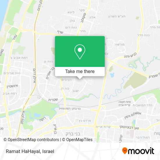 Карта Ramat HaHayal