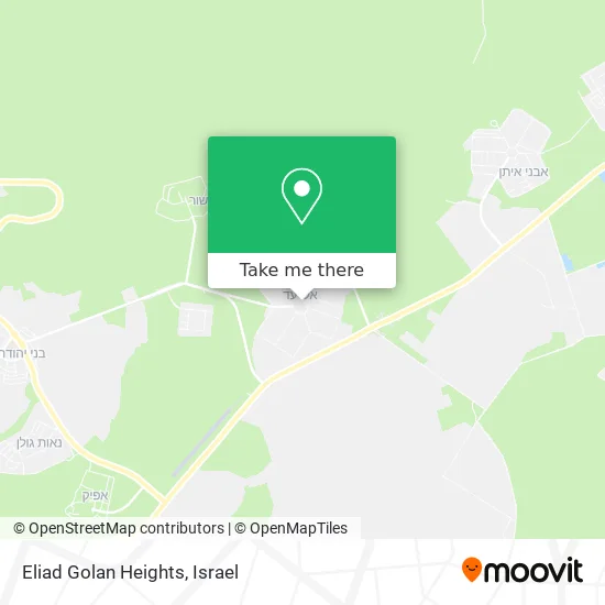 Карта Eliad Golan Heights