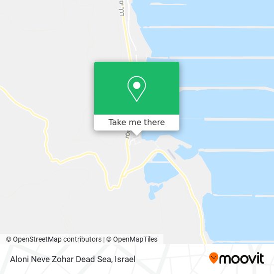 Aloni Neve Zohar Dead Sea map