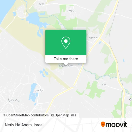 Netiv Ha Asara map