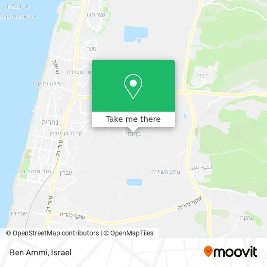 Карта Ben Ammi