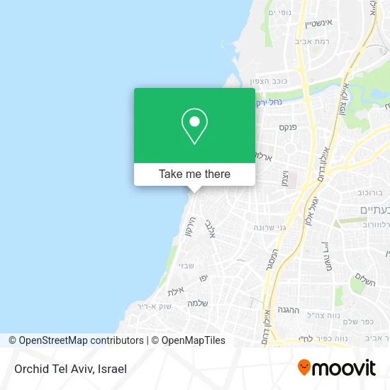 Карта Orchid Tel Aviv