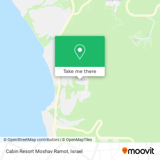 Карта Cabin Resort Moshav Ramot