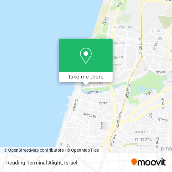 Reading Terminal Alight map