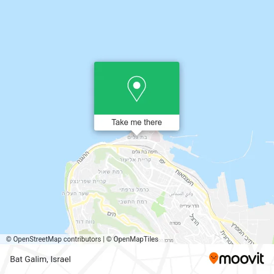 Карта Bat Galim