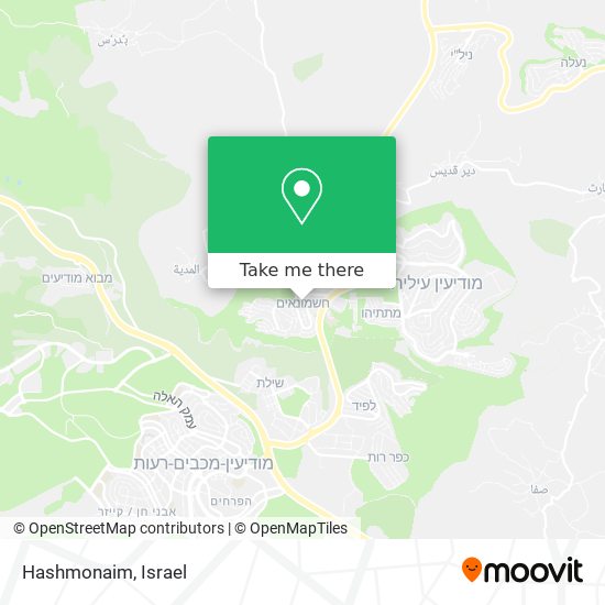 Hashmonaim map