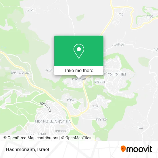 Карта Hashmonaim