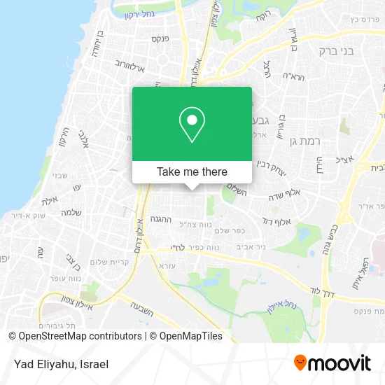 Карта Yad Eliyahu