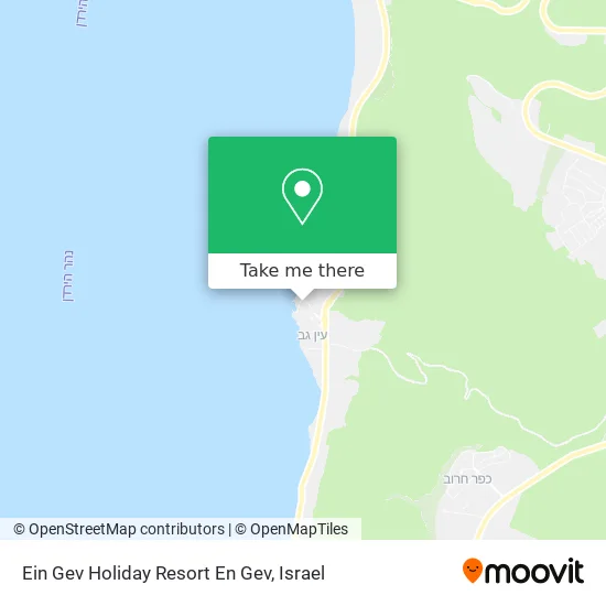 Карта Ein Gev Holiday Resort En Gev