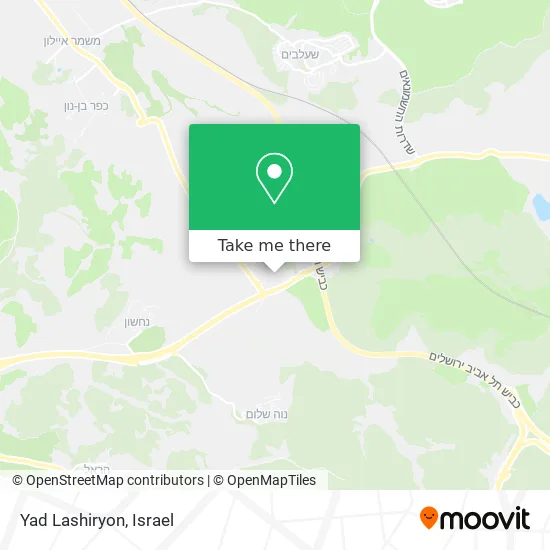 Карта Yad Lashiryon