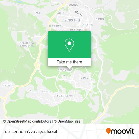 מקוה בעלז רמת אברהם map