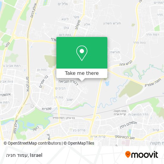 עמוד חניה map