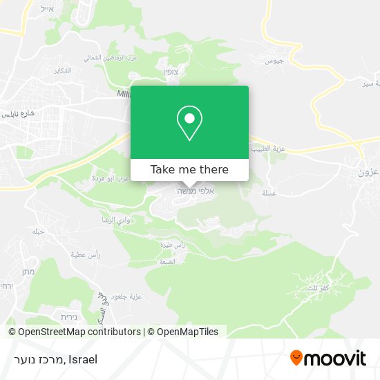 מרכז נוער map