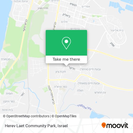 Карта Herev Laet Community Park