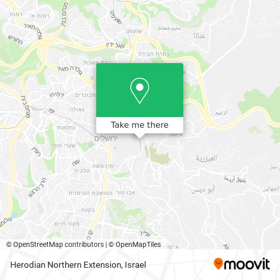 Herodian Northern Extension map