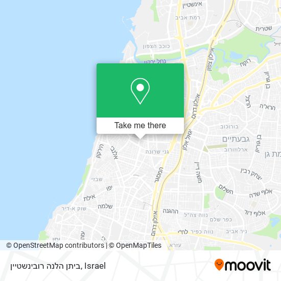 ביתן הלנה רובינשטיין map