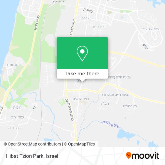 Hibat Tzion Park map