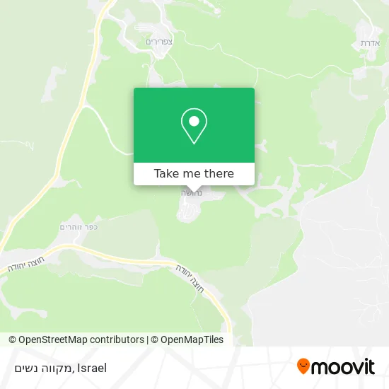 Карта מקווה נשים