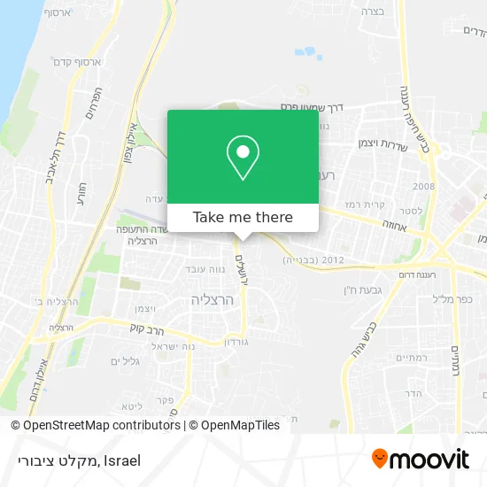 Карта מקלט ציבורי