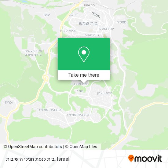 בית כנסת חניכי הישיבות map