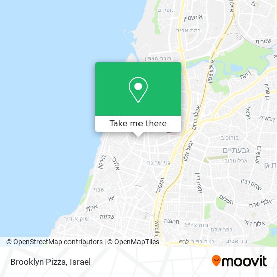 Brooklyn Pizza map