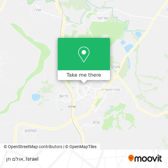 Карта אולם חן