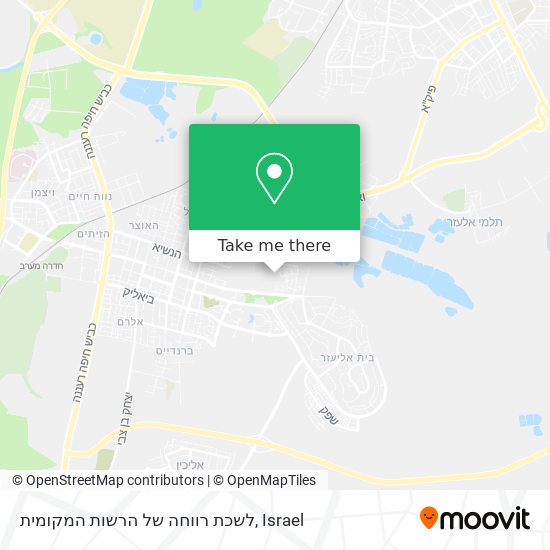 לשכת רווחה של הרשות המקומית map