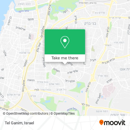 Tel Ganim map