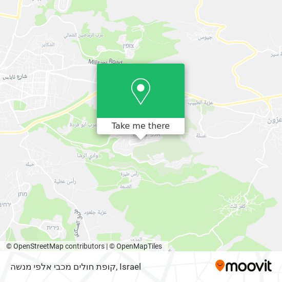 קופת חולים מכבי אלפי מנשה map