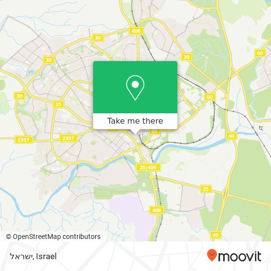 ישראל map