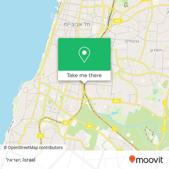 ישראל map