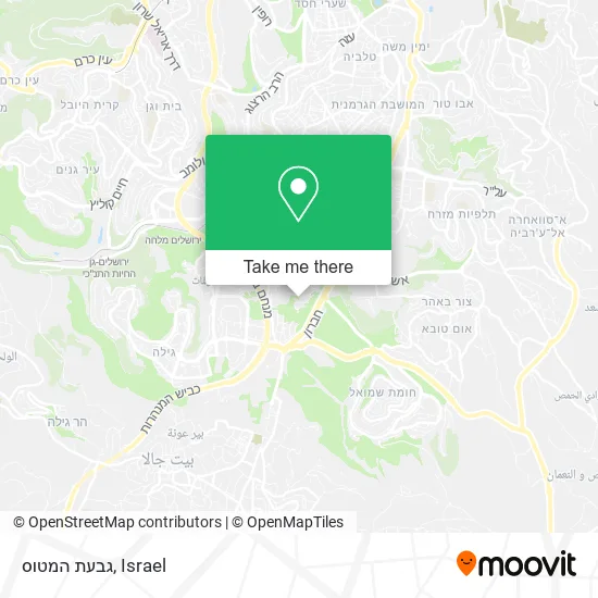 Карта גבעת המטוס