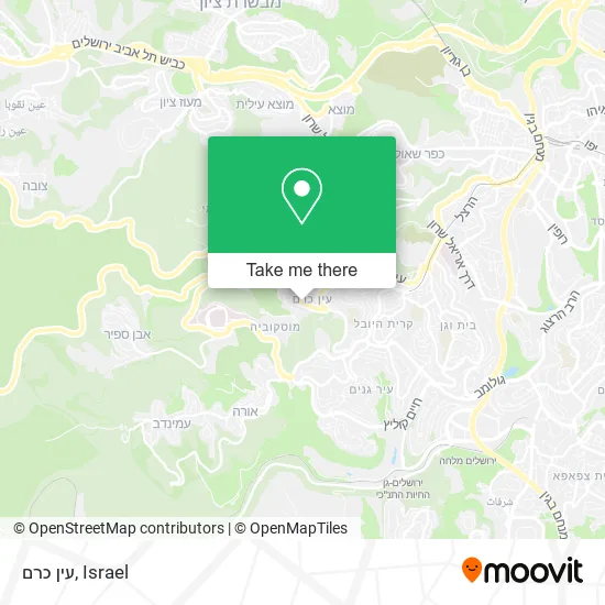 Карта עין כרם