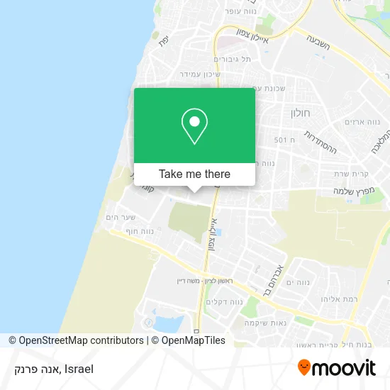 Карта אנה פרנק