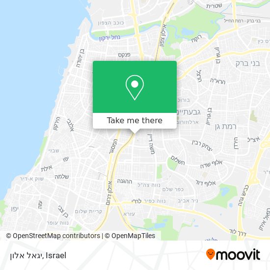 יגאל אלון map