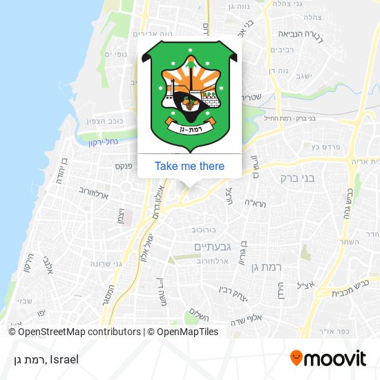 Карта רמת גן