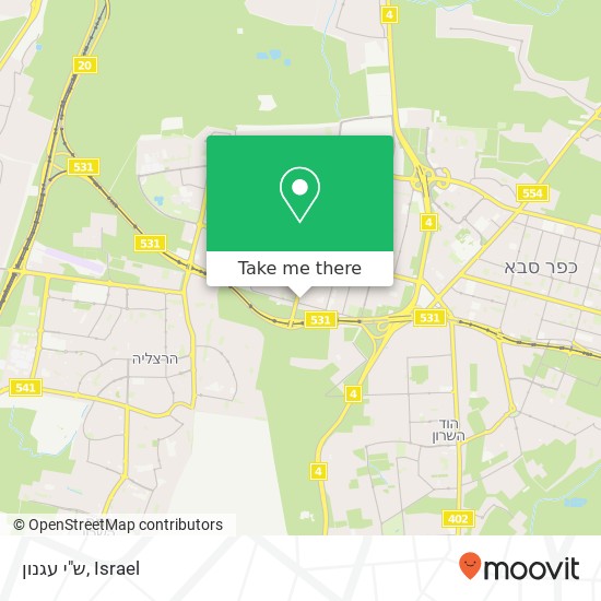 ש"י עגנון map