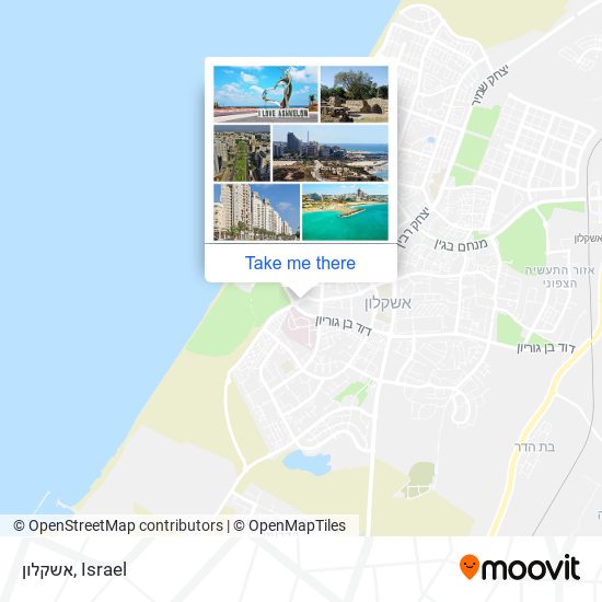 אשקלון map