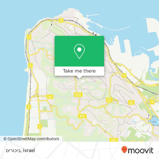 ביכורים map