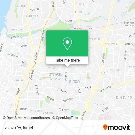 Карта צל הגבעה