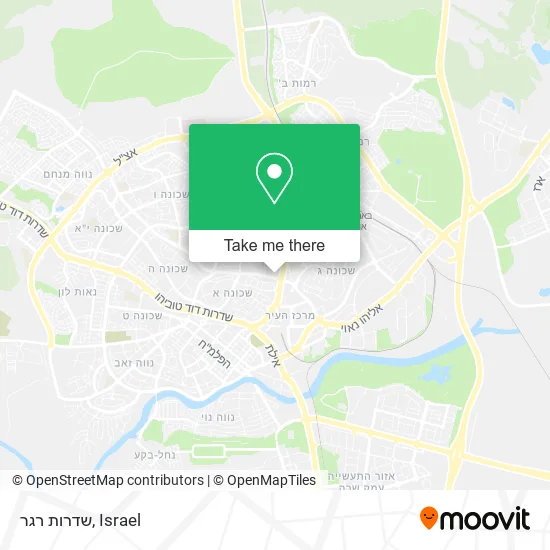 Карта שדרות רגר