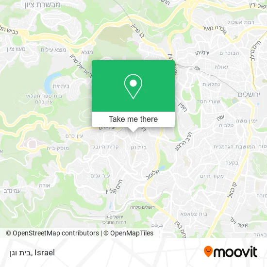 Карта בית וגן