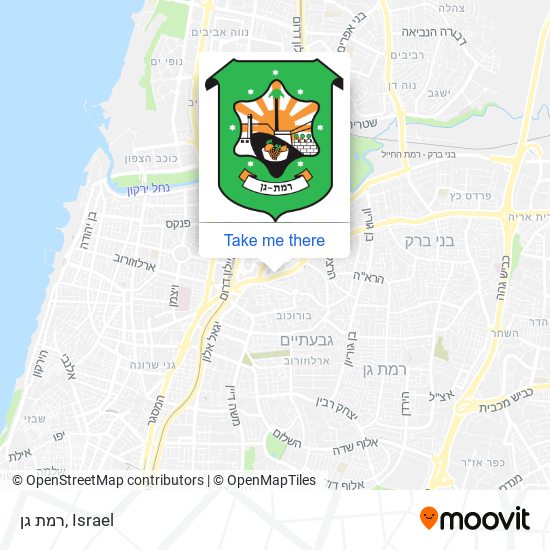 Карта רמת גן