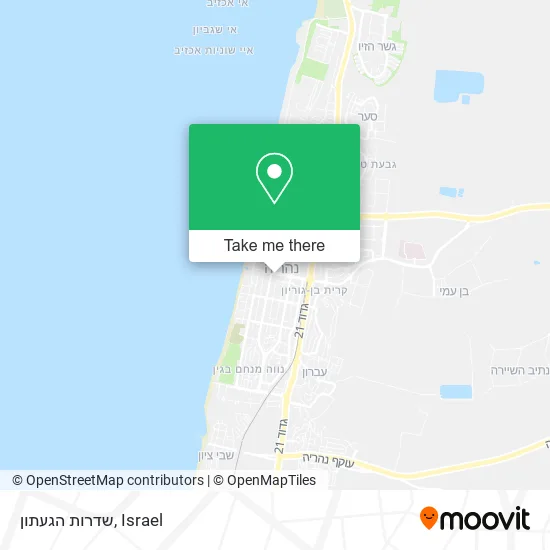 Карта שדרות הגעתון