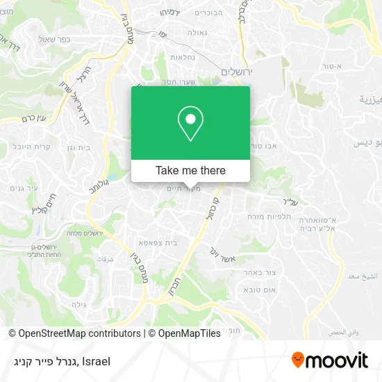 Карта גנרל פייר קניג