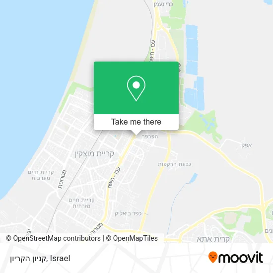 Карта קניון הקריון