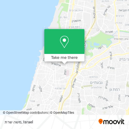 משה שרת map