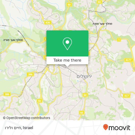 חיים ולירו map