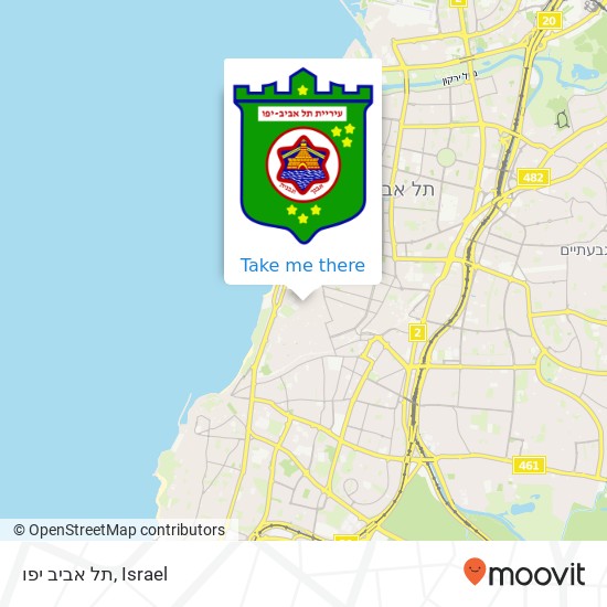 תל אביב יפו map